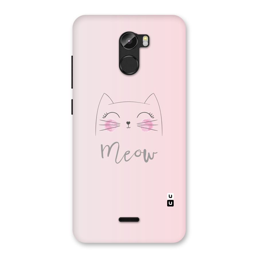 Meow Pink Back Case for Gionee X1