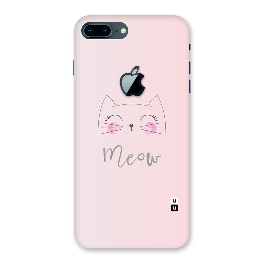Meow Pink Back Case for iPhone 7 Plus Apple Cut