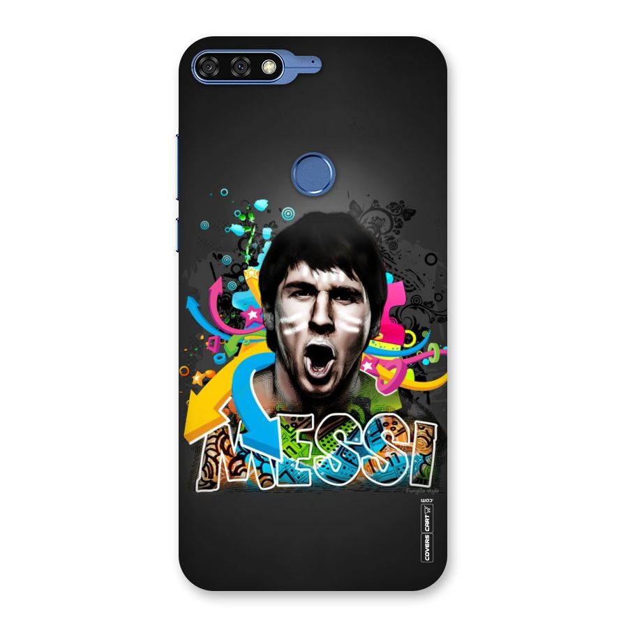 Messi For Argentina Back Case for Honor 7C