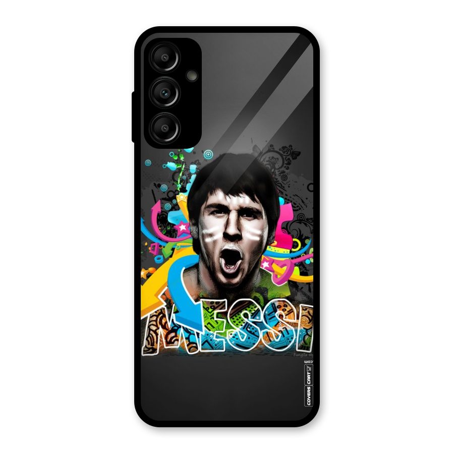 Messi For Argentina Glass Back Case for Galaxy A14 5G