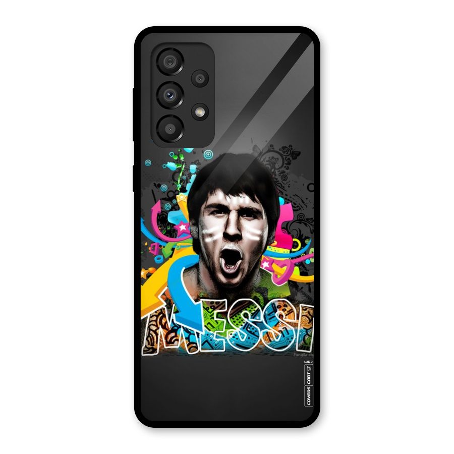 Messi For Argentina Glass Back Case for Galaxy A33 5G