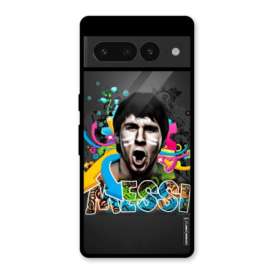 Messi For Argentina Glass Back Case for Google Pixel 7 Pro