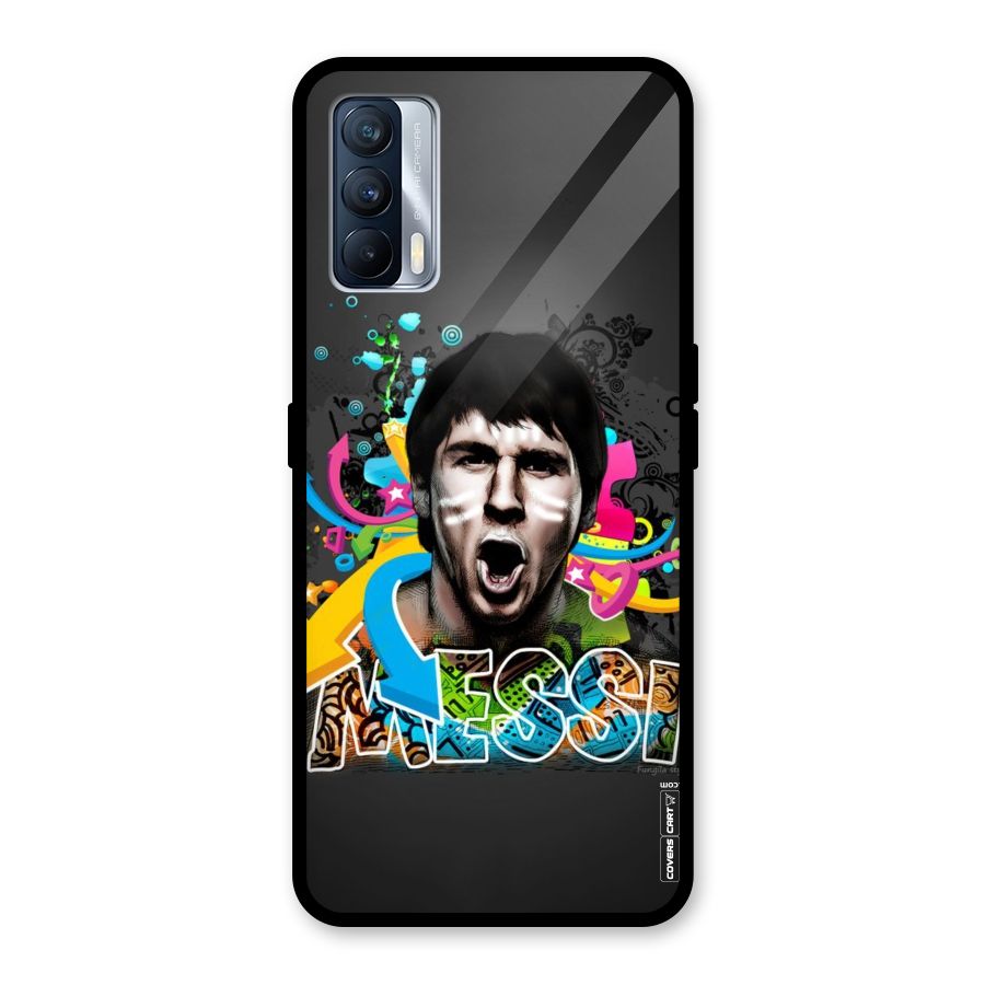 Messi For Argentina Glass Back Case for Realme X7