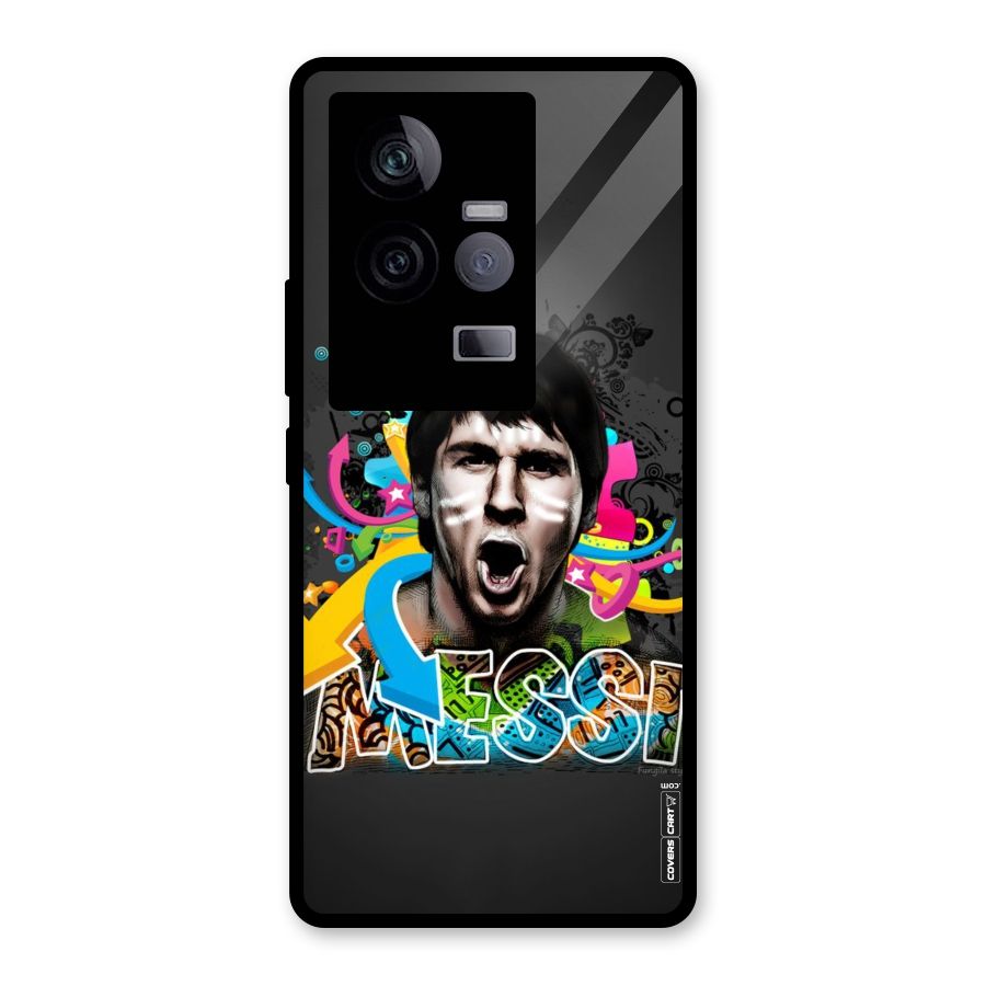 Messi For Argentina Glass Back Case for Vivo iQOO 11 5G
