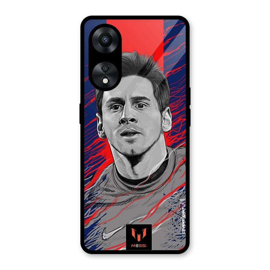 Messi For FCB Glass Back Case for Oppo A78