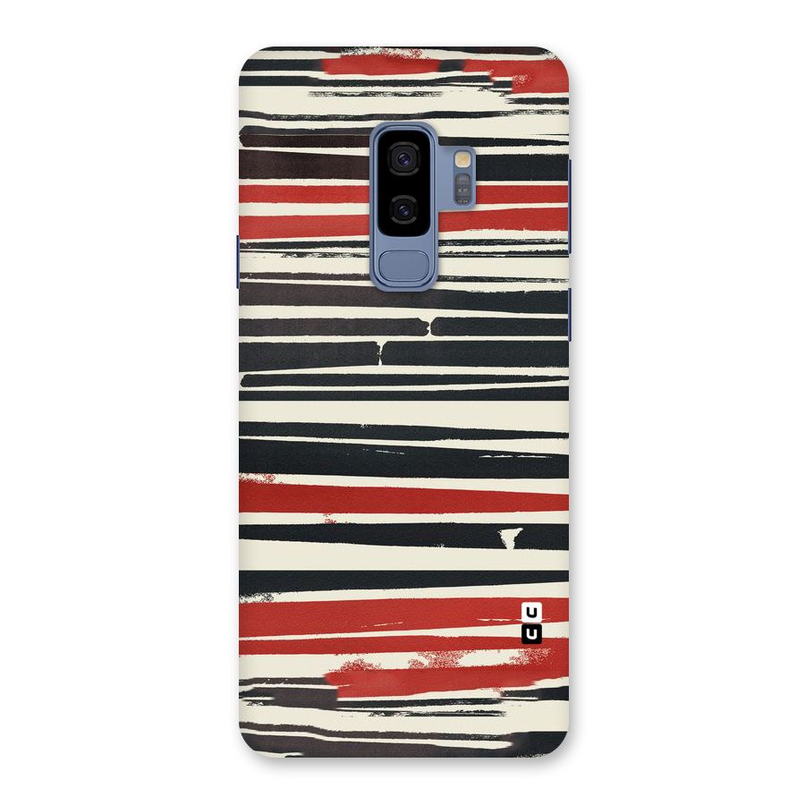 Messy Vintage Stripes Back Case for Galaxy S9 Plus