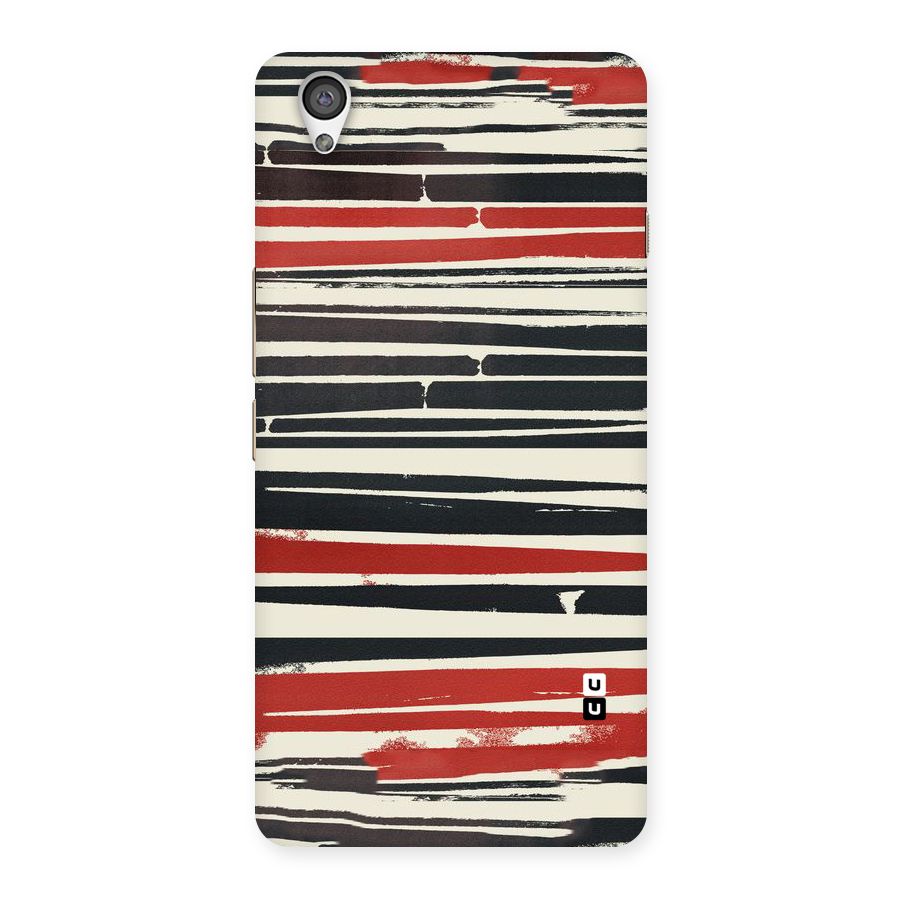 Messy Vintage Stripes Back Case for OnePlus X