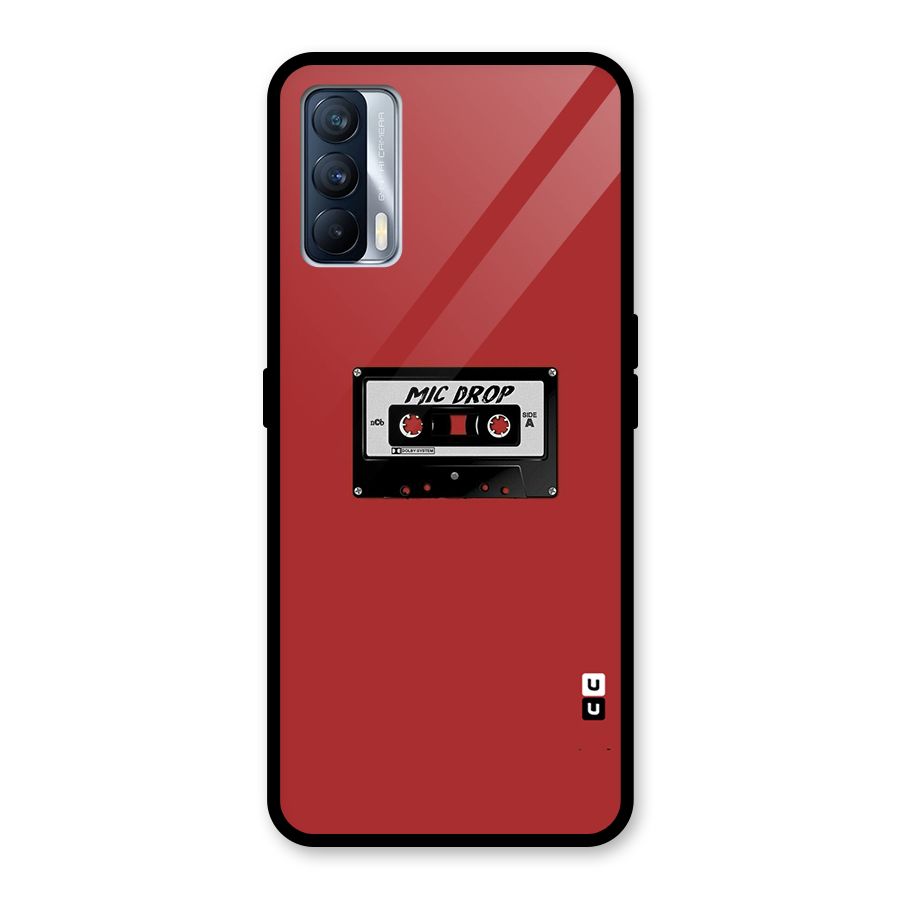 Mic Drop Cassette Minimalistic Glass Back Case for Realme X7