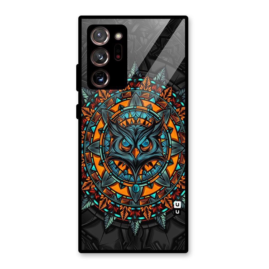 Mighty Owl Artwork Glass Back Case for Galaxy Note 20 Ultra 5G