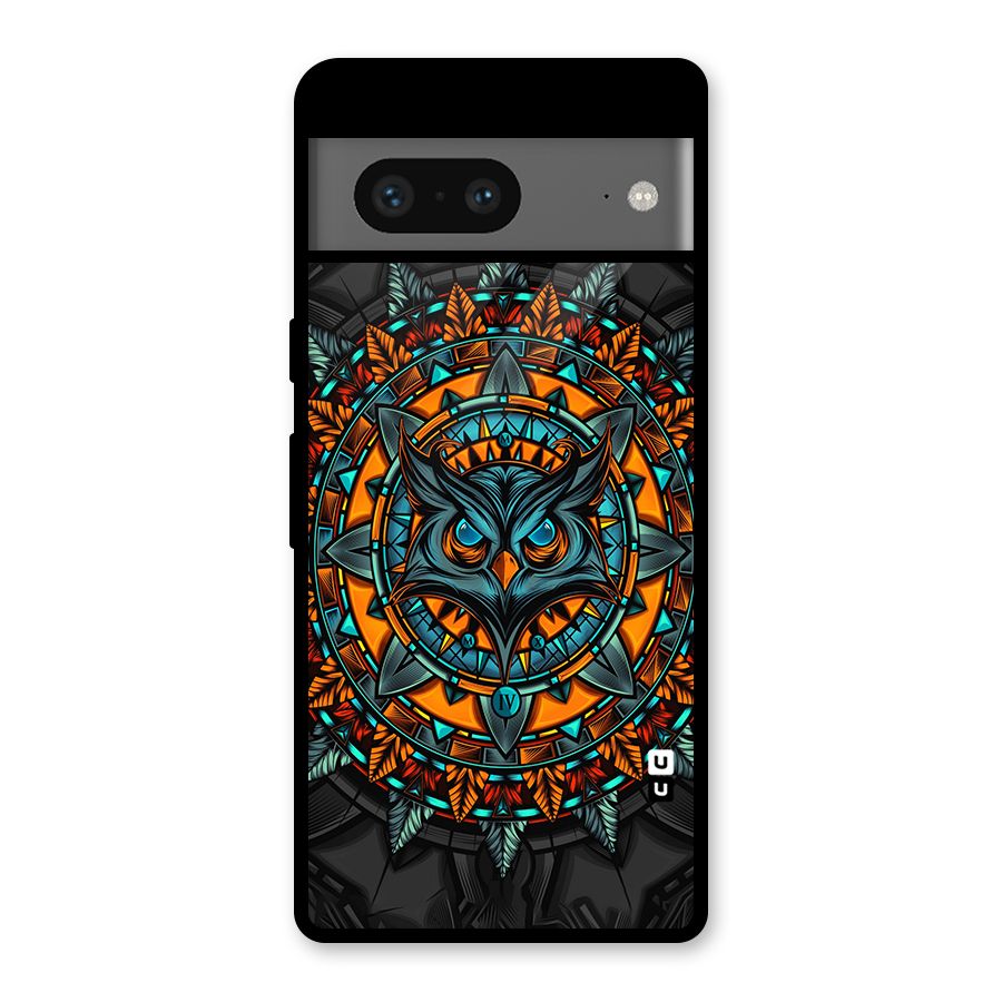 Mighty Owl Artwork Glass Back Case for Google Pixel 7