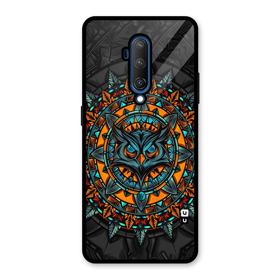 Mighty Owl Artwork Glass Back Case for OnePlus 7T Pro