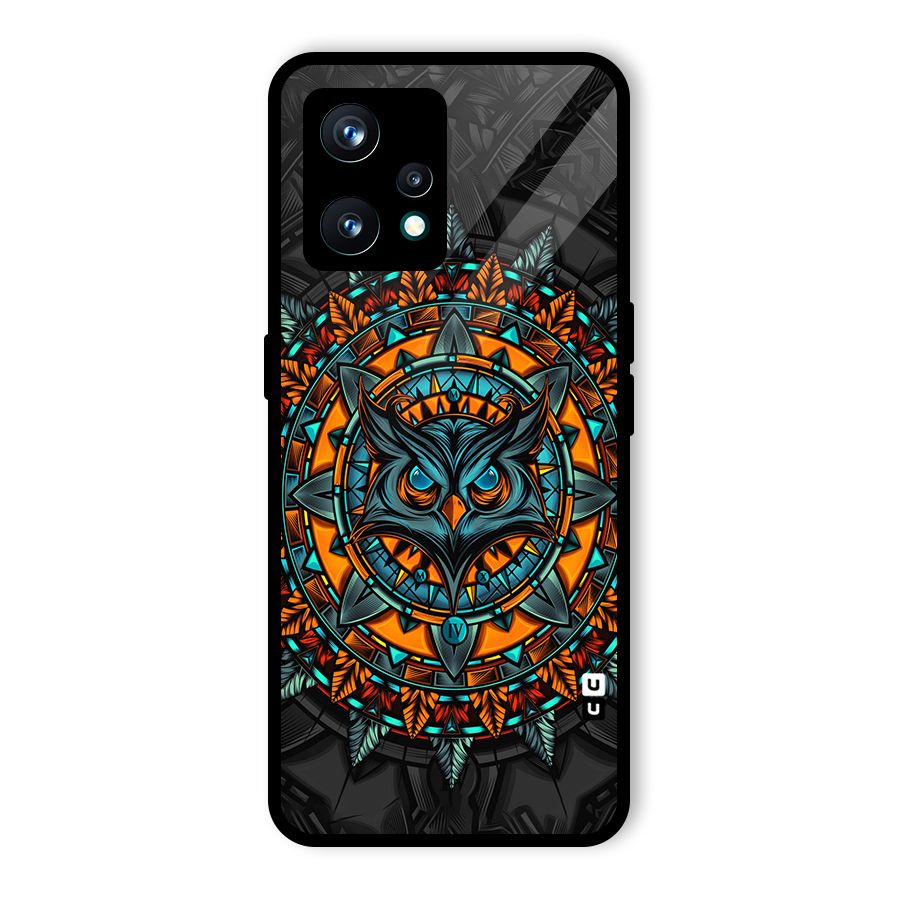 Mighty Owl Artwork Glass Back Case for Realme 9