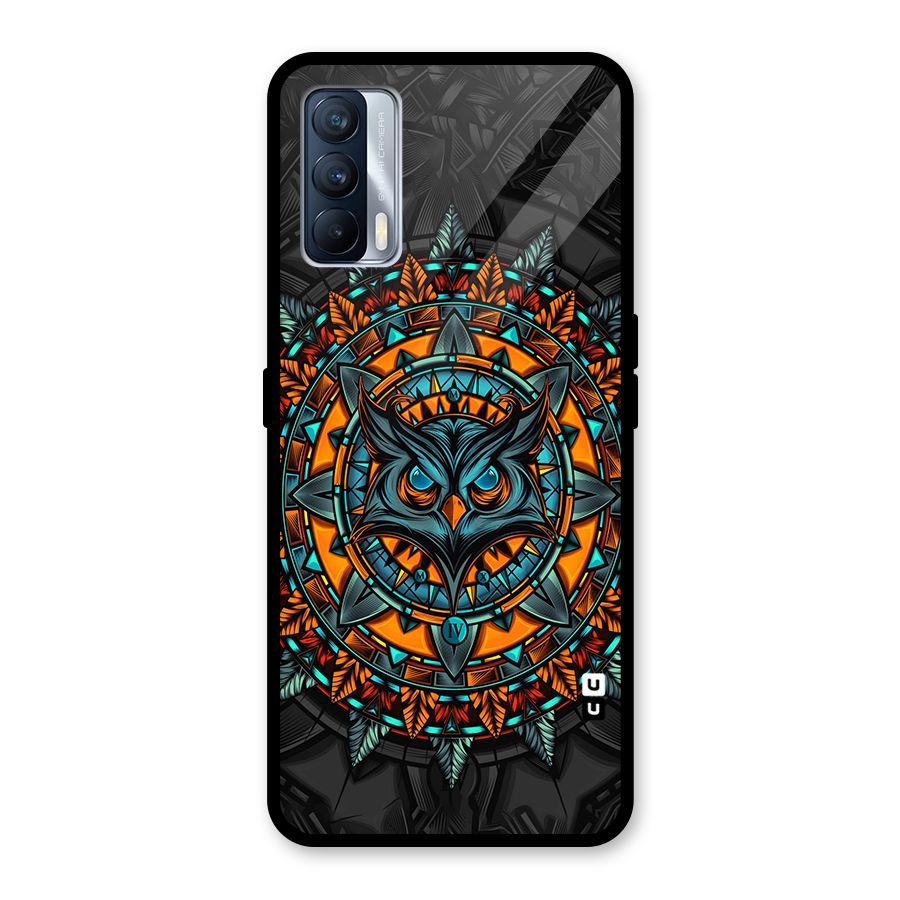 Mighty Owl Artwork Glass Back Case for Realme X7