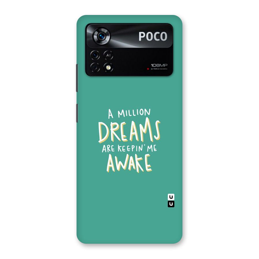 Million Dreams Back Case for Poco X4 Pro 5G