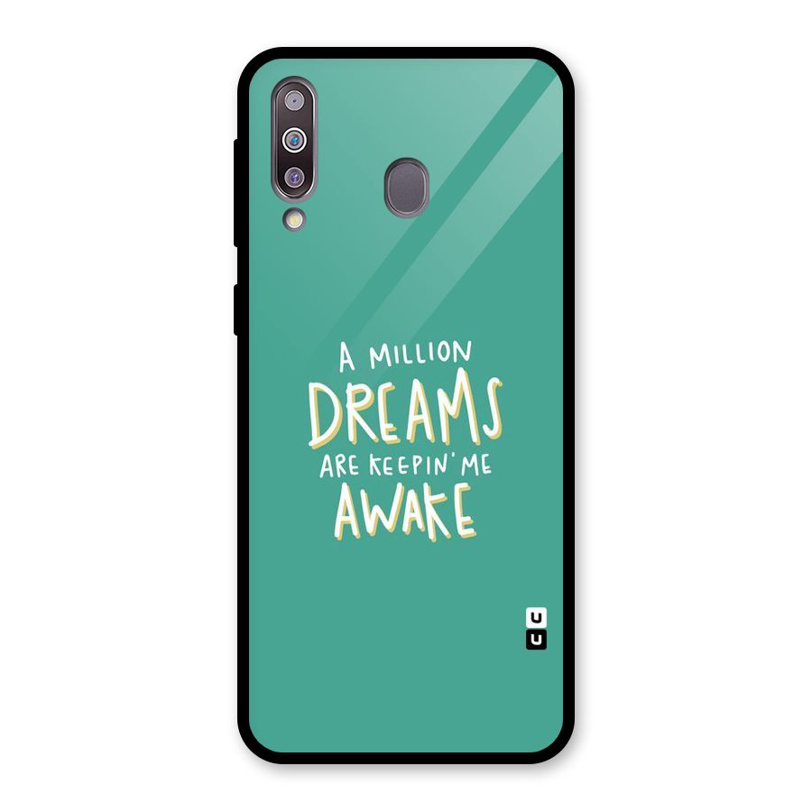 Million Dreams Glass Back Case for Galaxy M30