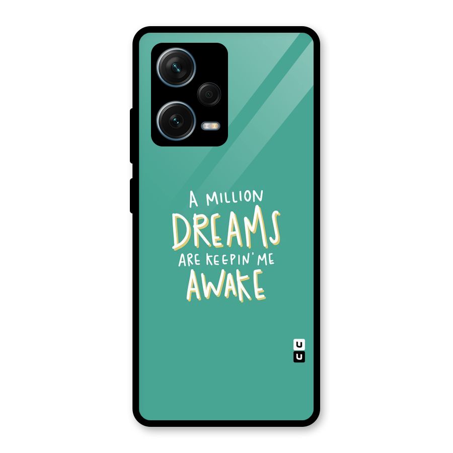 Million Dreams Glass Back Case for Redmi Note 12 Pro Plus 5G
