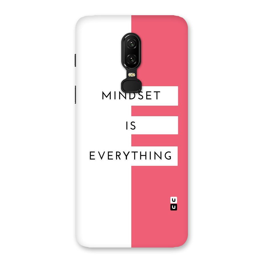 Mindset is Everything Back Case for OnePlus 6