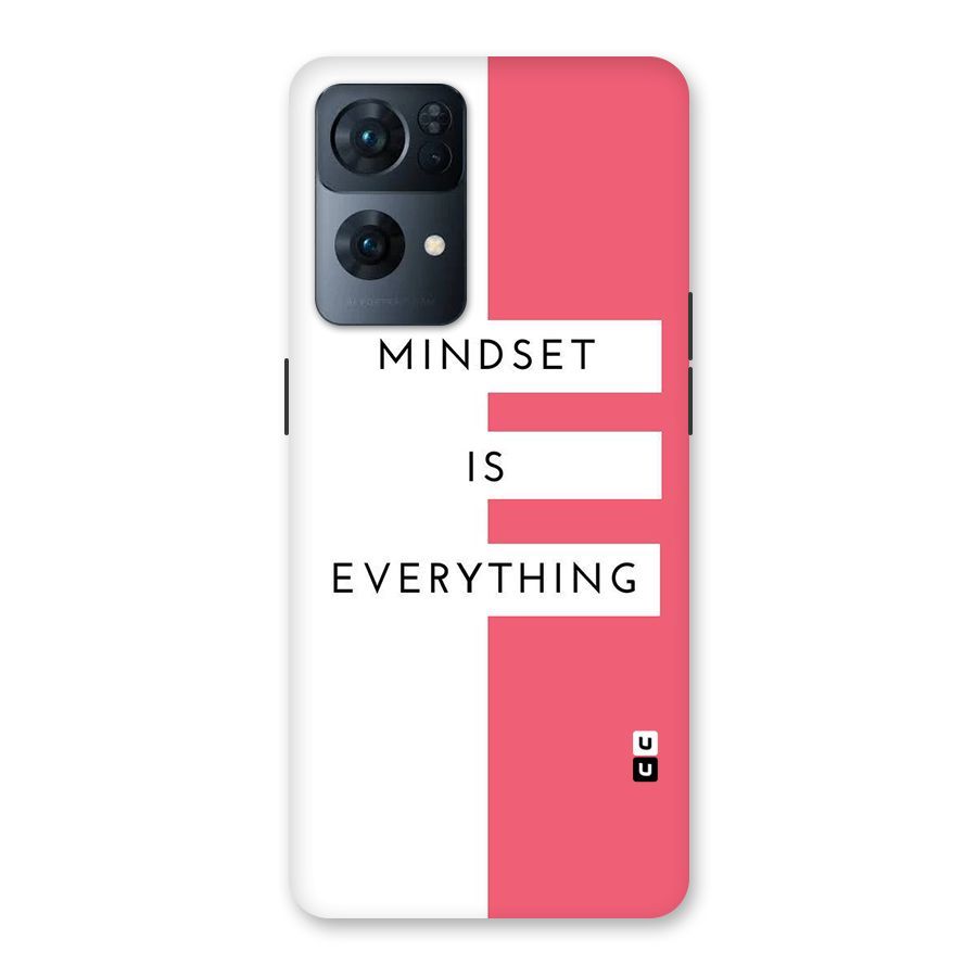 Mindset is Everything Back Case for Oppo Reno7 Pro 5G
