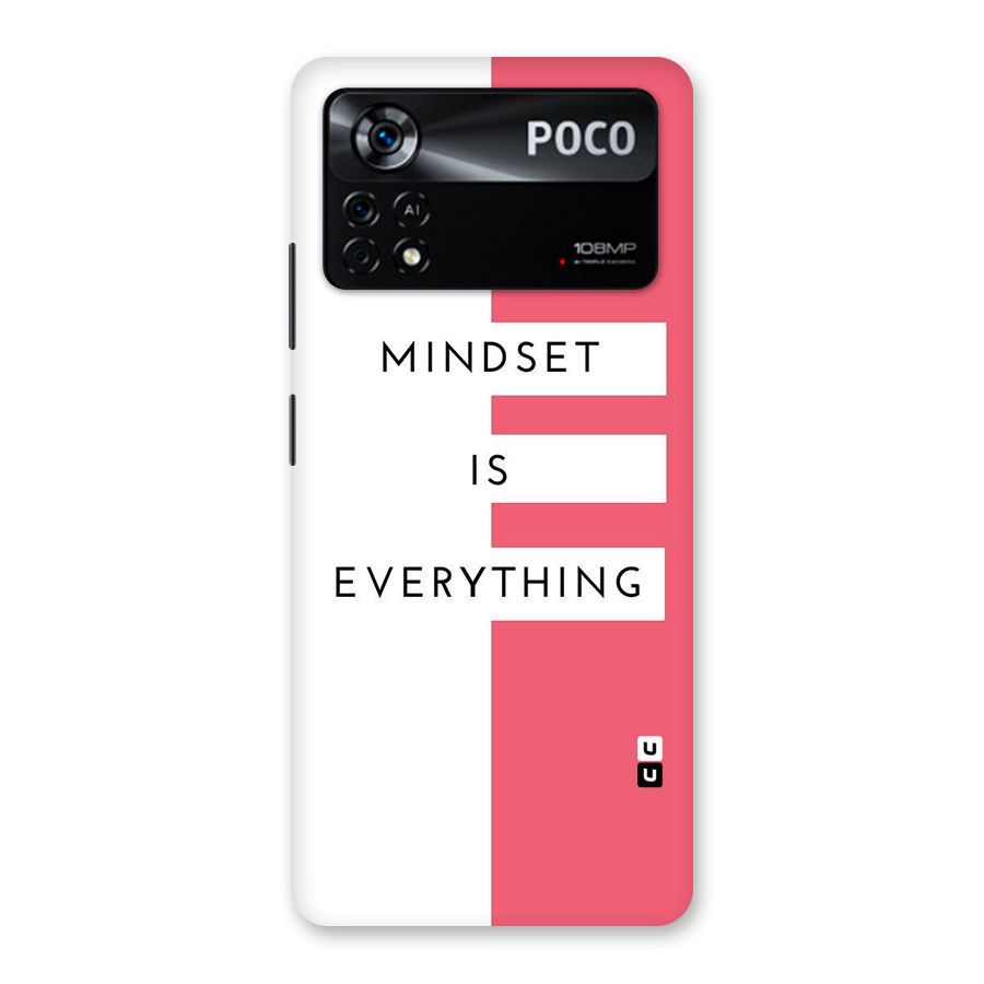 Mindset is Everything Back Case for Poco X4 Pro 5G