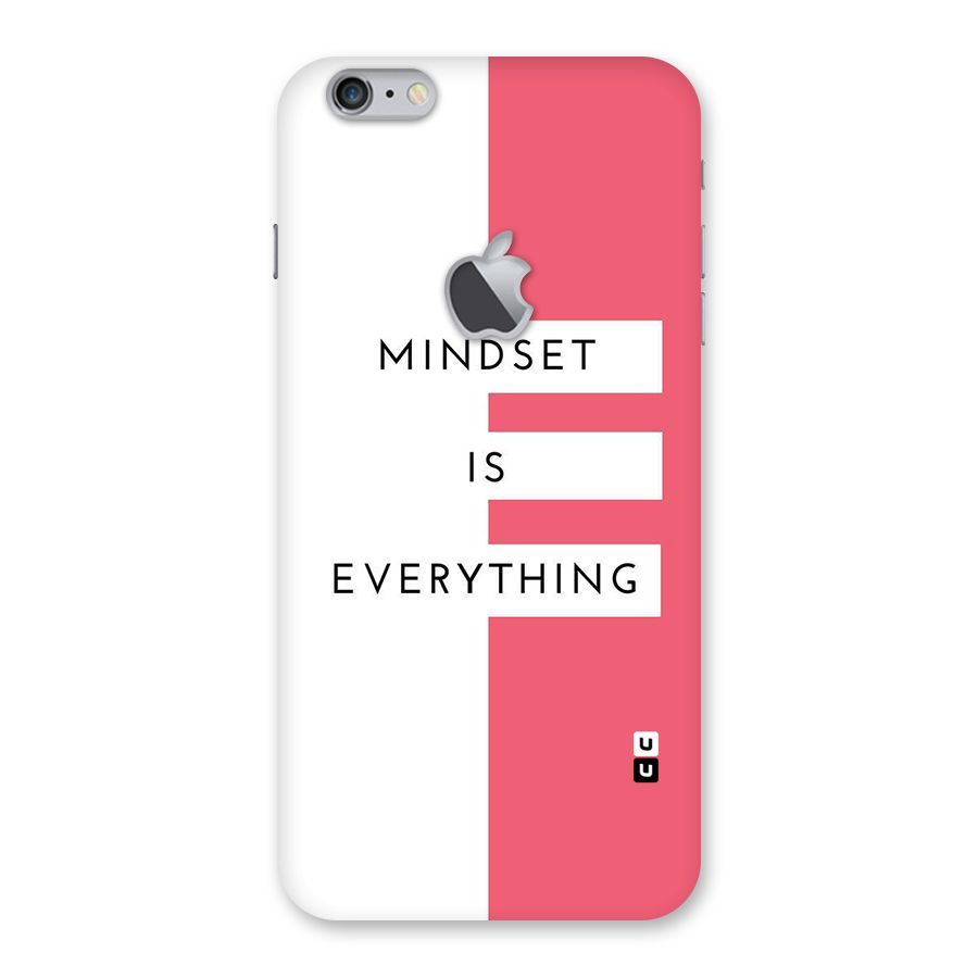 Mindset is Everything Back Case for iPhone 6 Plus 6S Plus Logo Cut