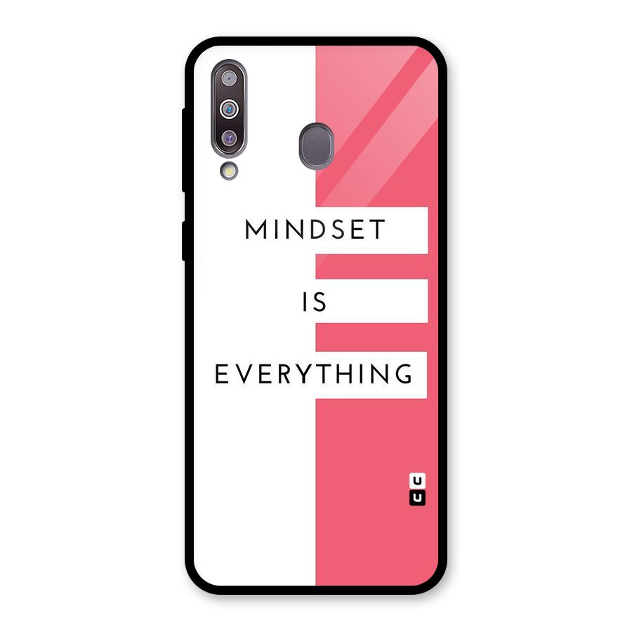 Mindset is Everything Glass Back Case for Galaxy M30