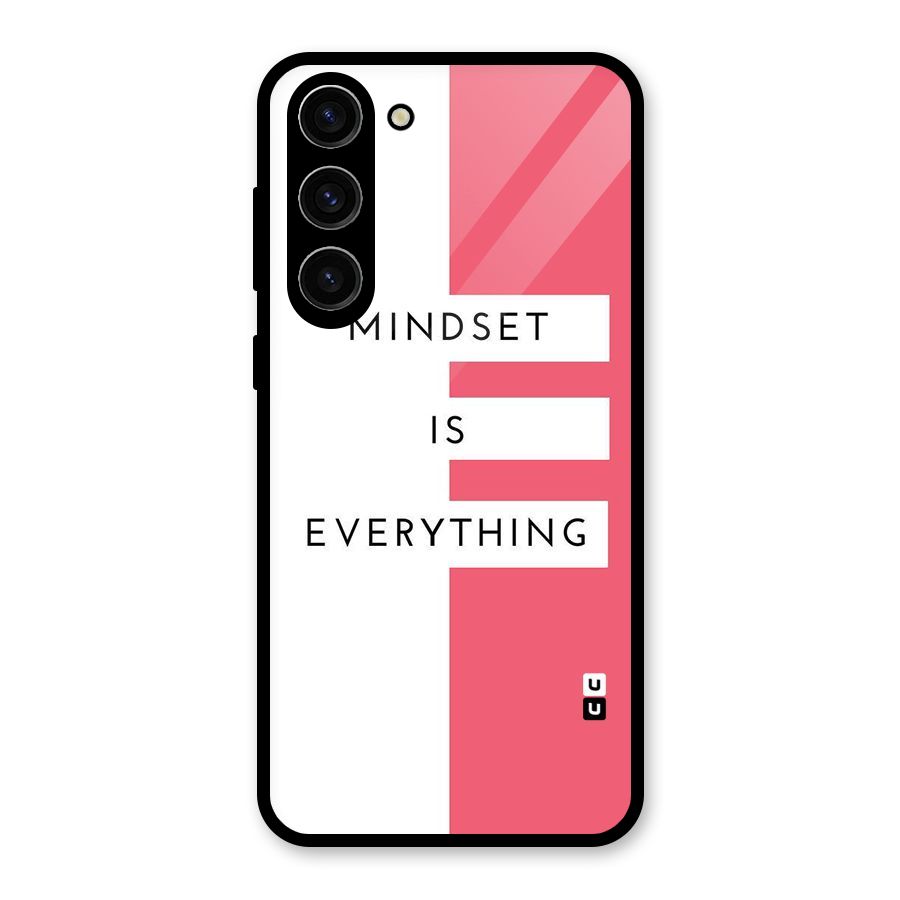 Mindset is Everything Glass Back Case for Galaxy S23 Plus