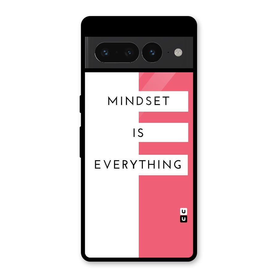 Mindset is Everything Glass Back Case for Google Pixel 7 Pro