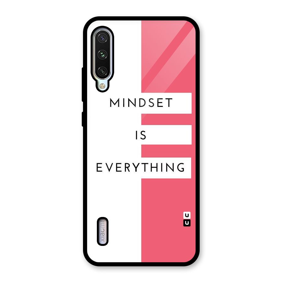 Mindset is Everything Glass Back Case for Mi A3