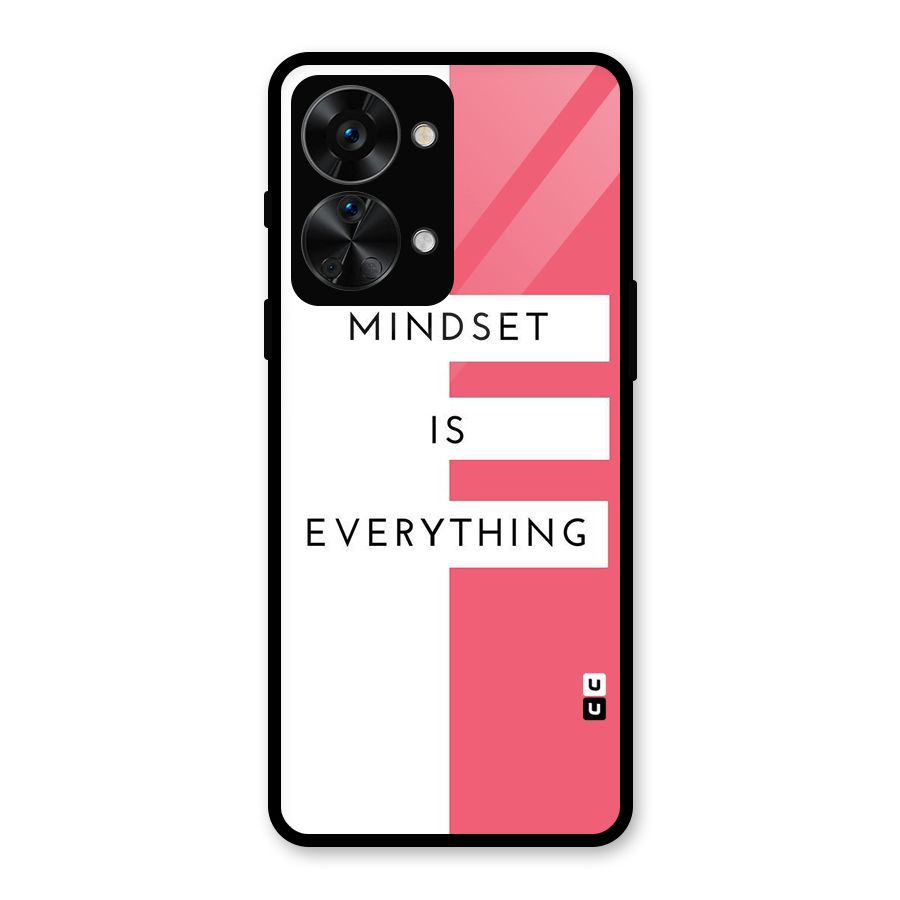 Mindset is Everything Glass Back Case for OnePlus Nord 2T