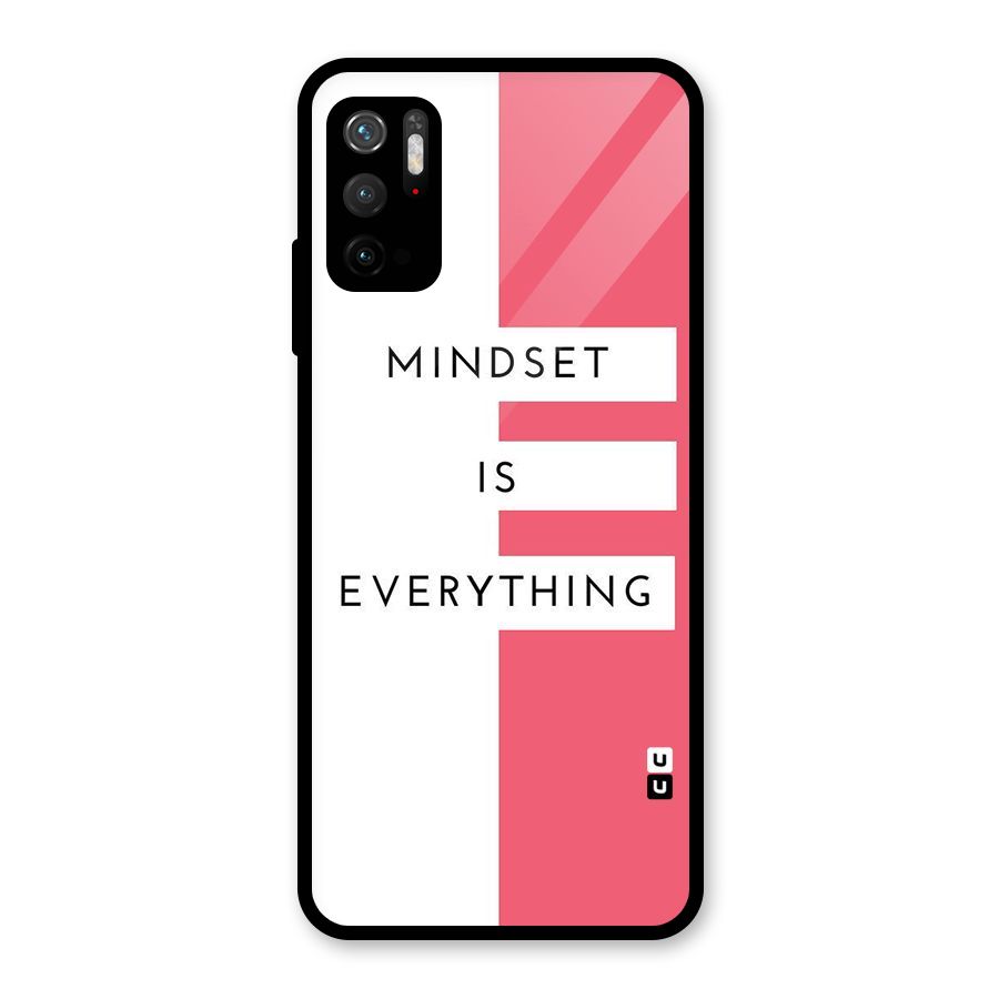 Mindset is Everything Glass Back Case for Poco M3 Pro 5G