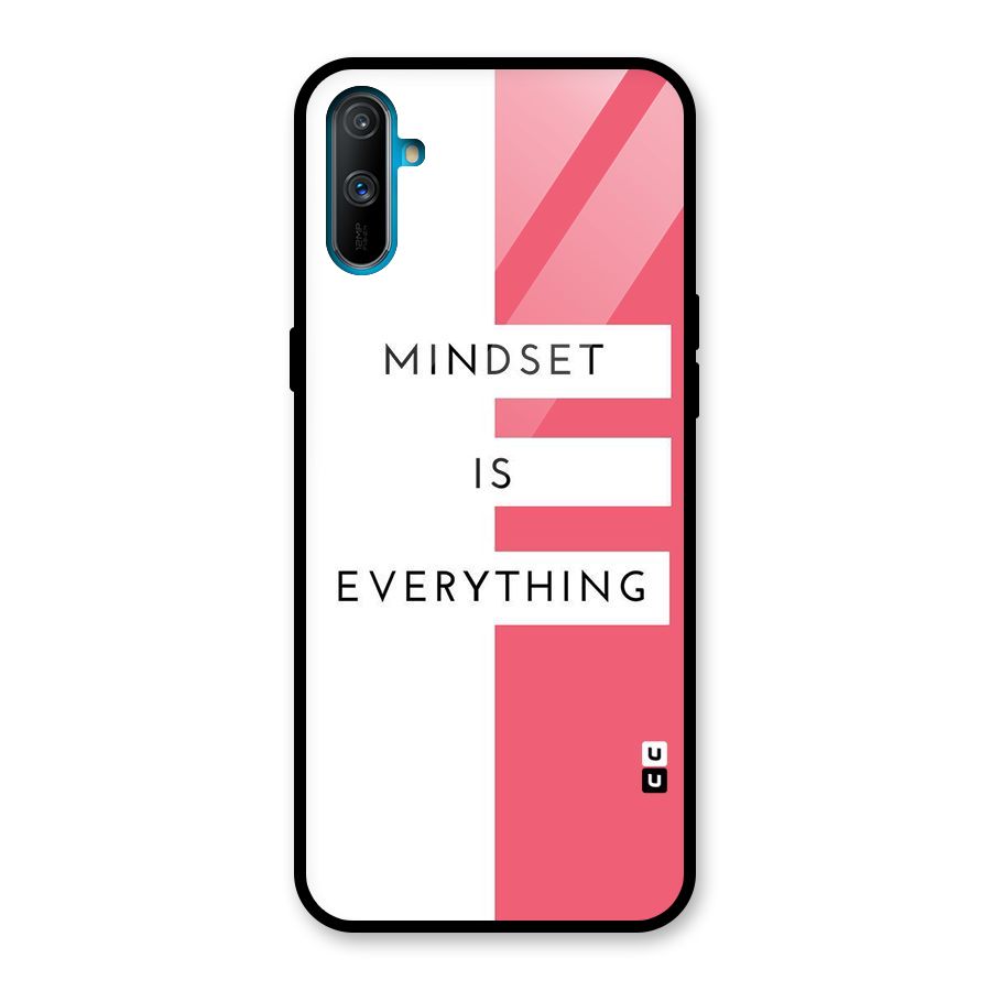 Mindset is Everything Glass Back Case for Realme C3