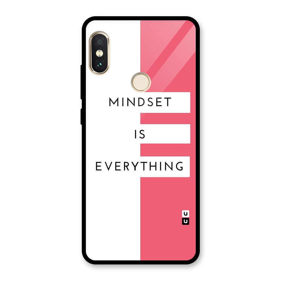 Mindset is Everything Glass Back Case for Redmi Note 5 Pro