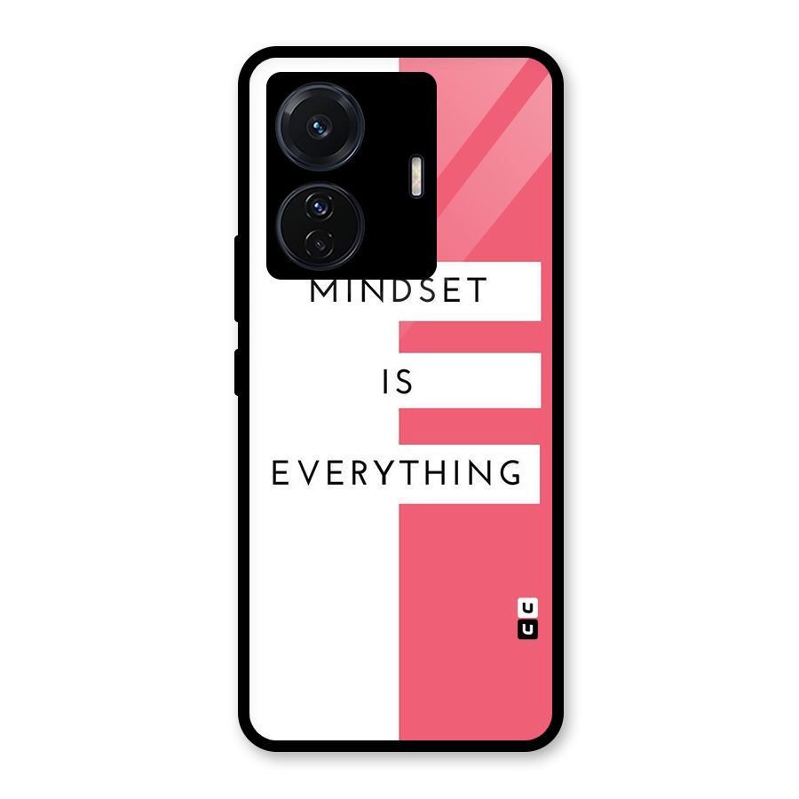 Mindset is Everything Glass Back Case for Vivo iQOO Z6 Pro
