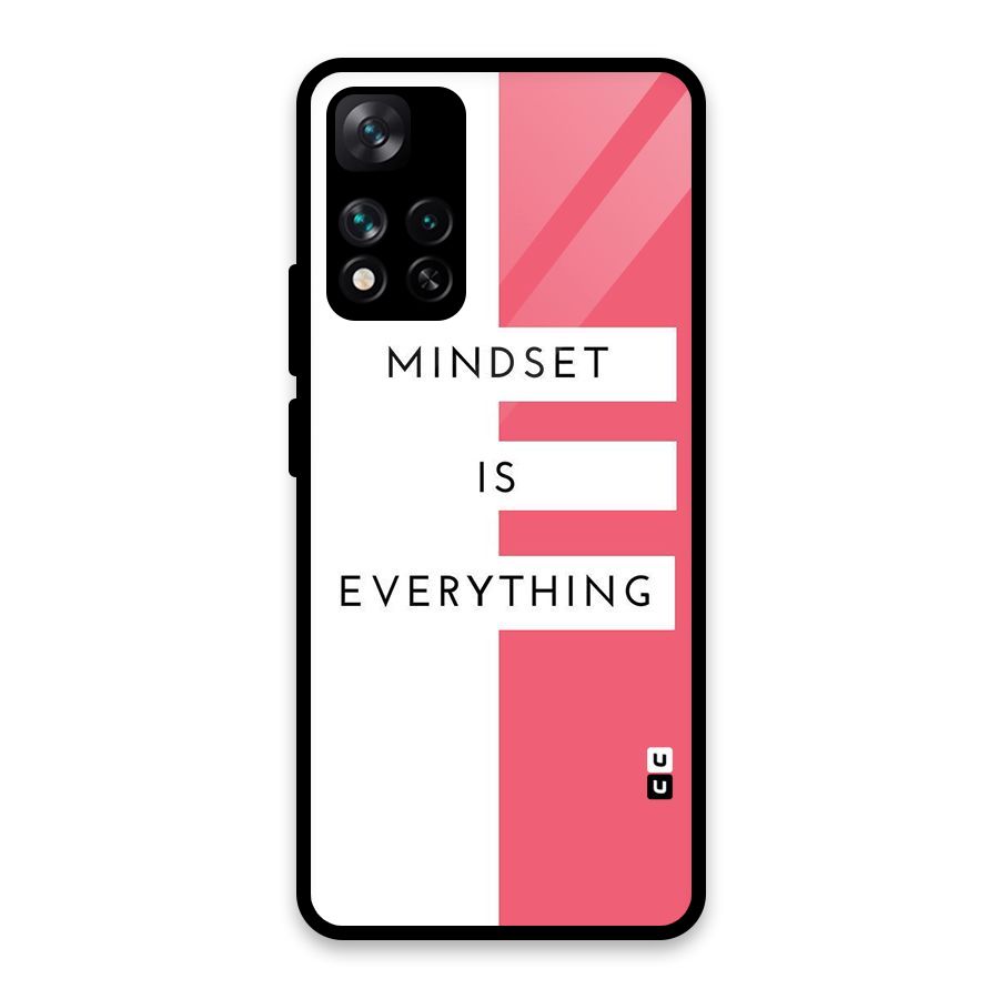 Mindset is Everything Glass Back Case for Xiaomi 11i HyperCharge 5G