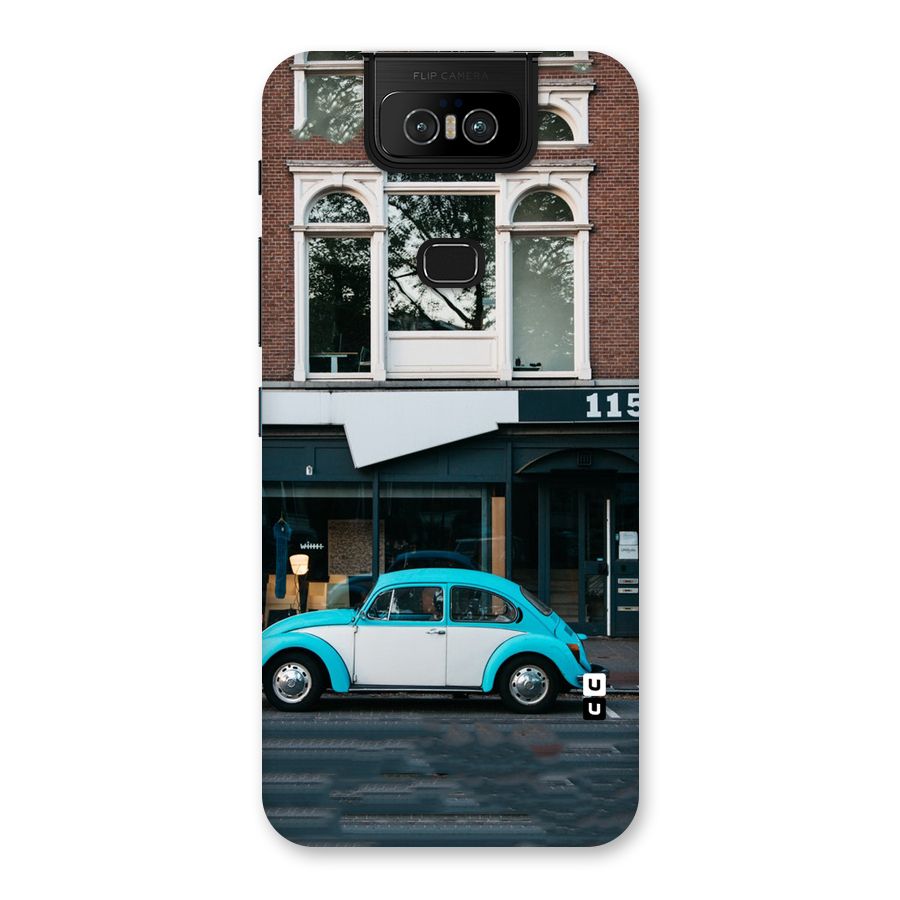 Mini Blue Car Back Case for Zenfone 6z