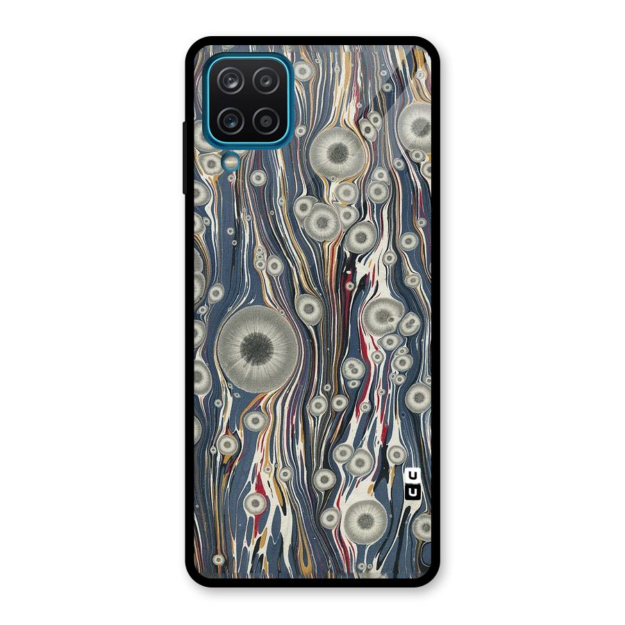 Mini Circles Glass Back Case for Galaxy A12