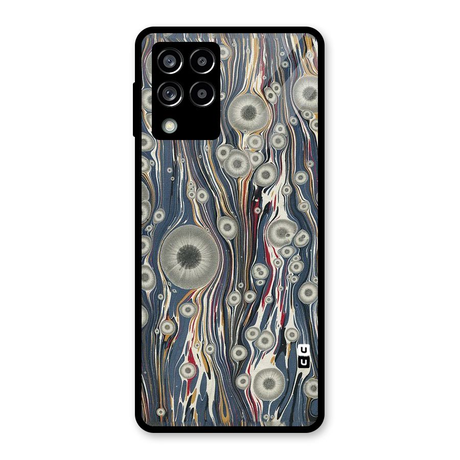 Mini Circles Glass Back Case for Galaxy M53 5G