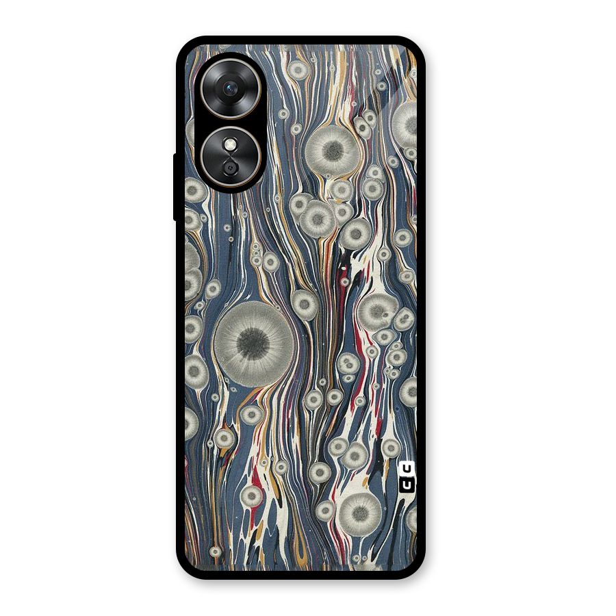 Mini Circles Glass Back Case for Oppo A17