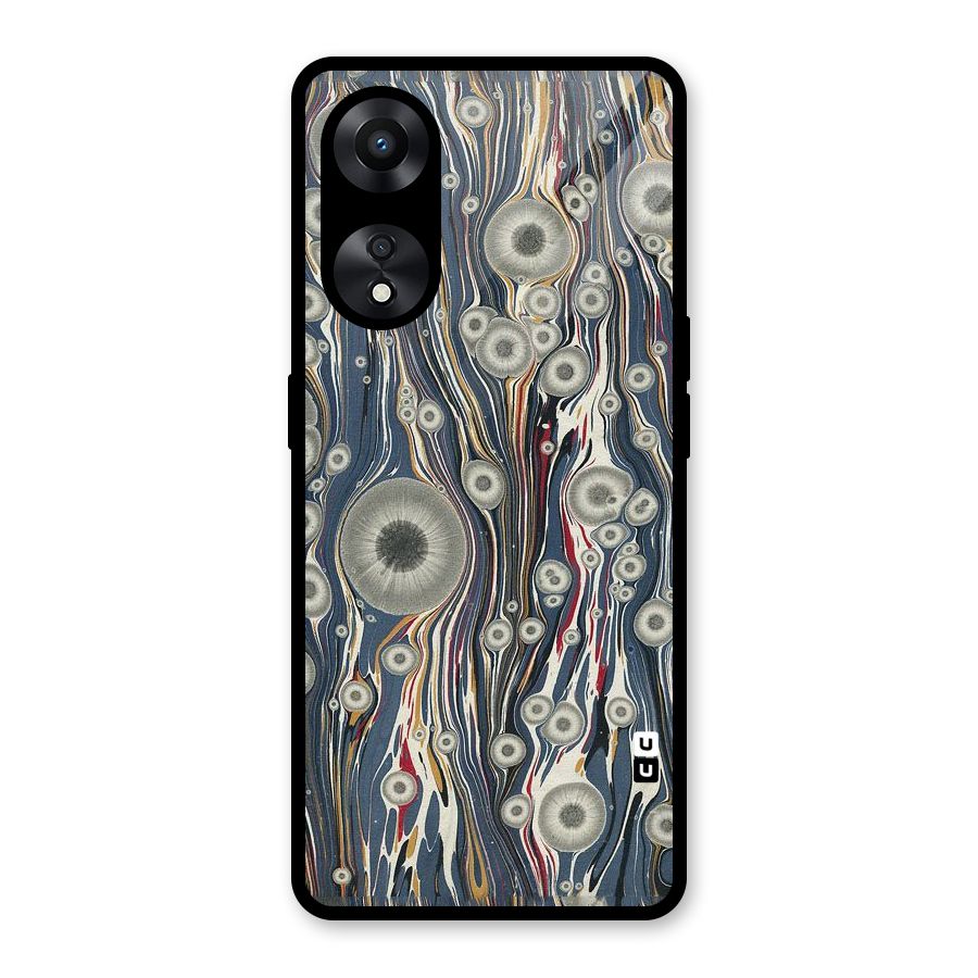 Mini Circles Glass Back Case for Oppo A78