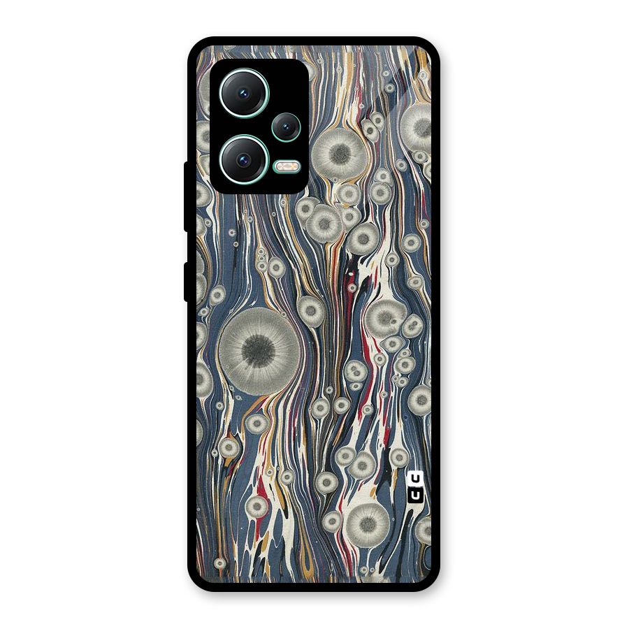 Mini Circles Glass Back Case for Redmi Note 12 5G