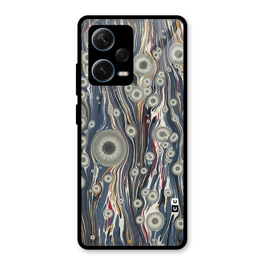 Mini Circles Glass Back Case for Redmi Note 12 Pro Plus 5G