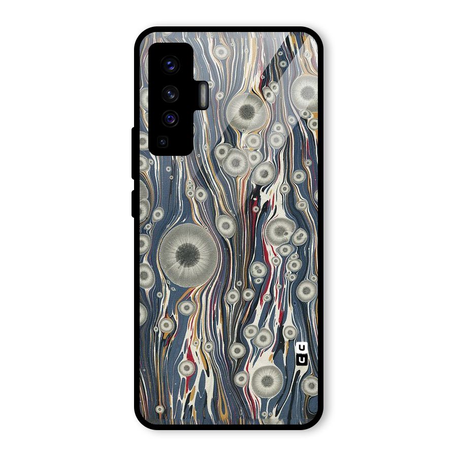 Mini Circles Glass Back Case for Vivo X50