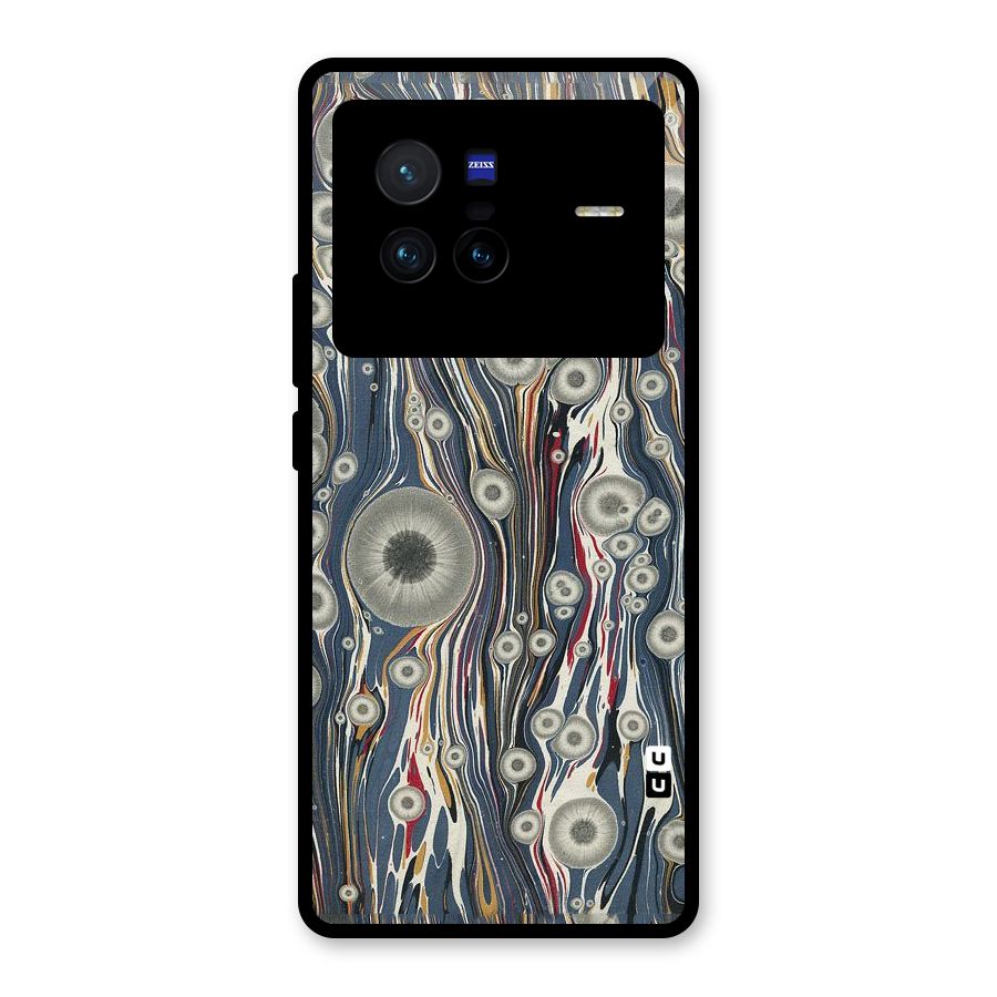 Mini Circles Glass Back Case for Vivo X80