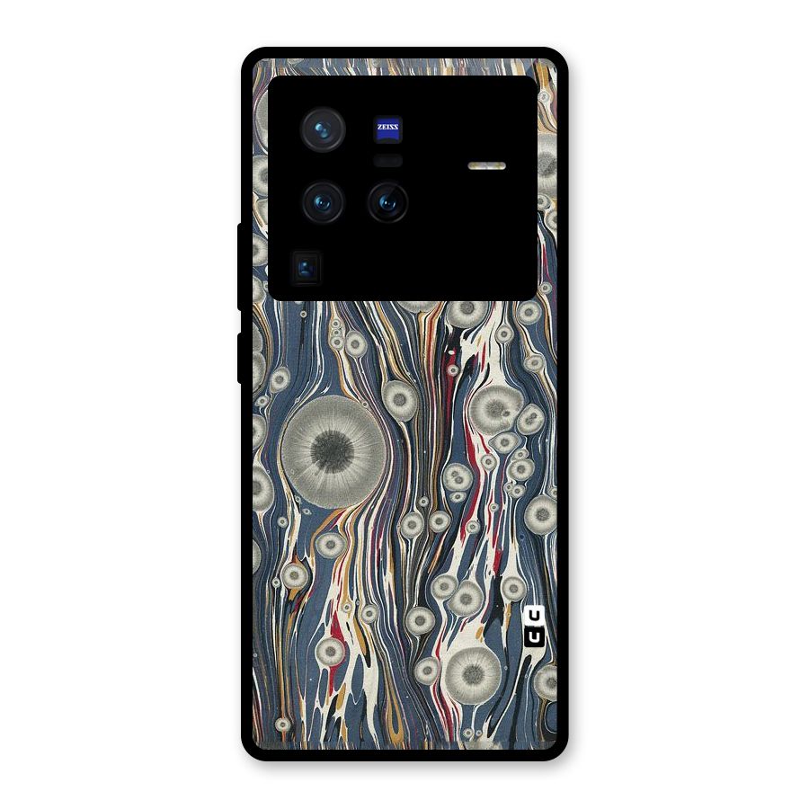 Mini Circles Glass Back Case for Vivo X80 Pro