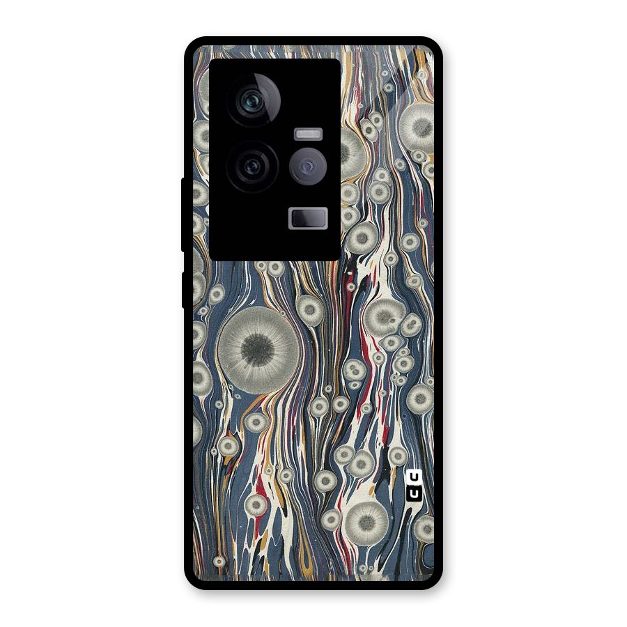 Mini Circles Glass Back Case for Vivo iQOO 11 5G