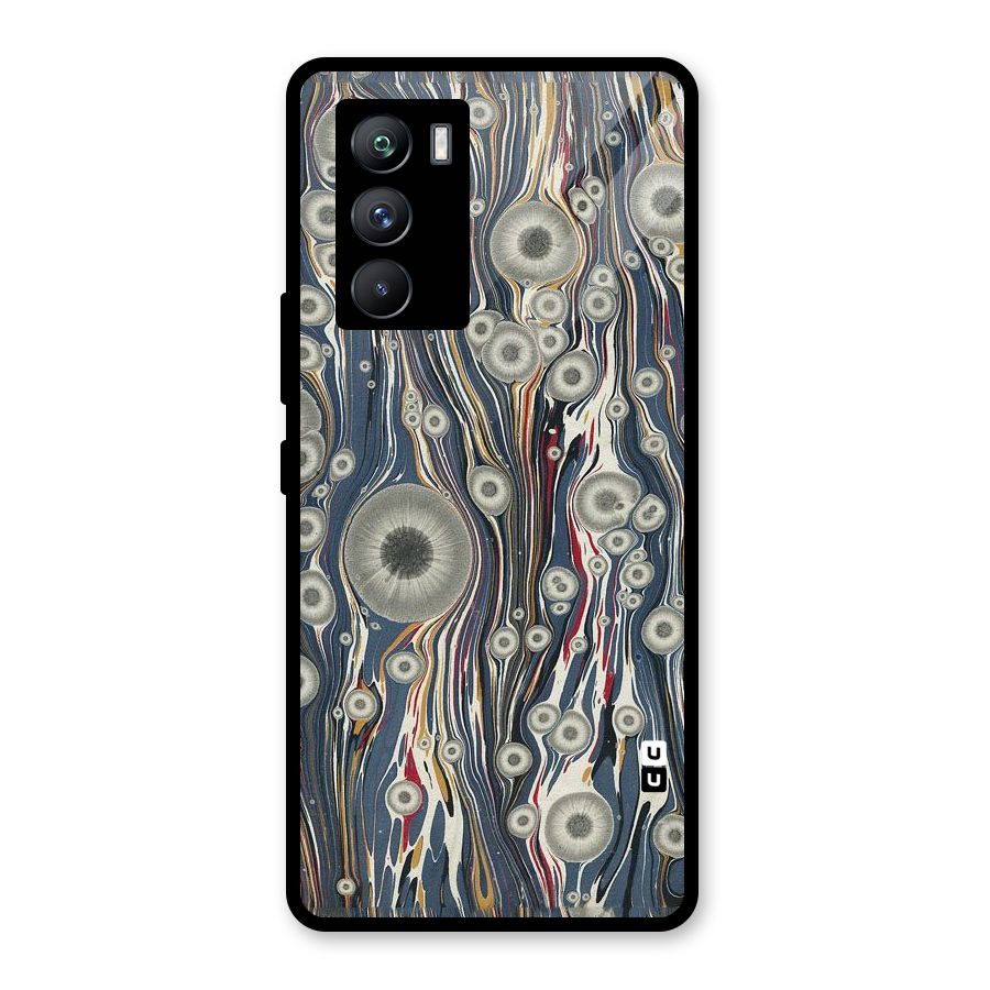 Mini Circles Glass Back Case for Vivo iQOO 9 SE
