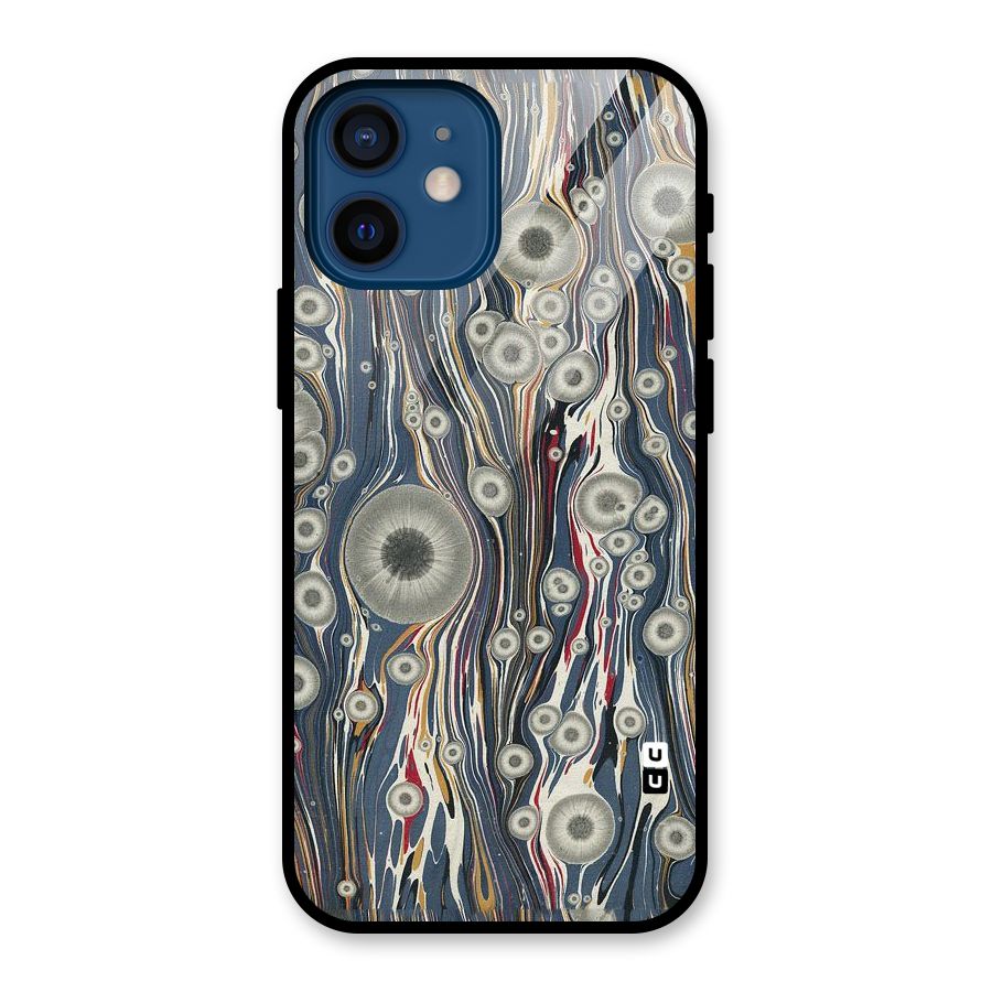 Mini Circles Glass Back Case for iPhone 12 Mini
