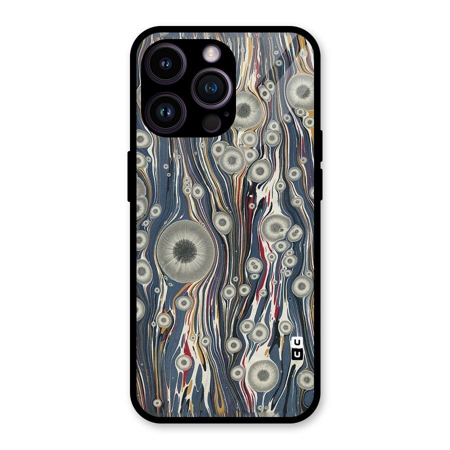 Mini Circles Glass Back Case for iPhone 14 Pro Max