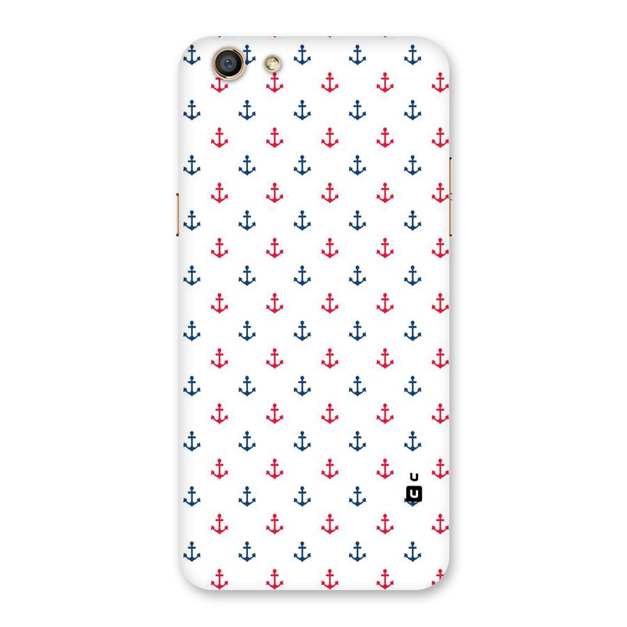Minimal Anchor Pattern Back Case for Oppo F3