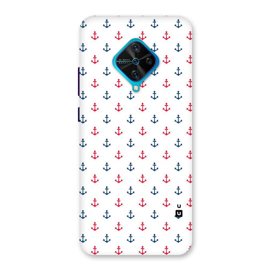 Minimal Anchor Pattern Back Case for Vivo S1 Pro